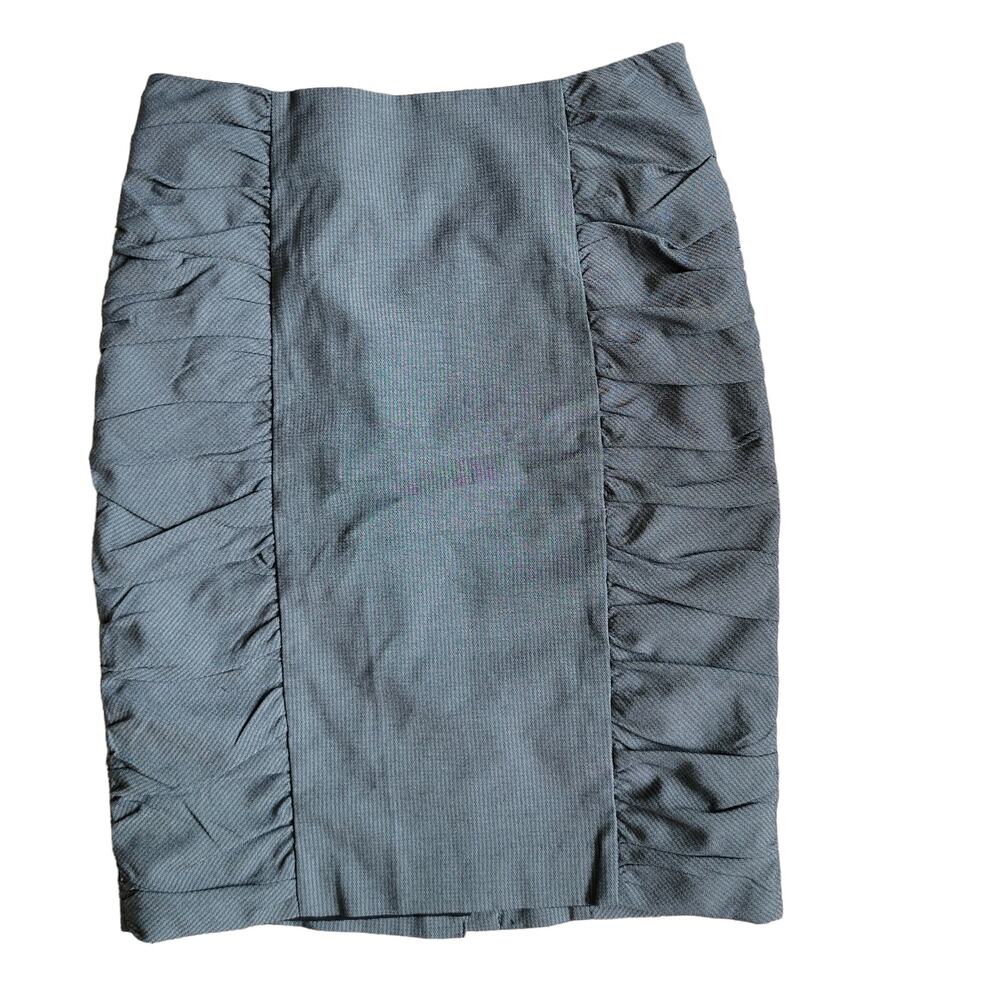 Anthropologie Cartonnier Women Retro Pencil Skirt 1940s Corporate Gray Women 4